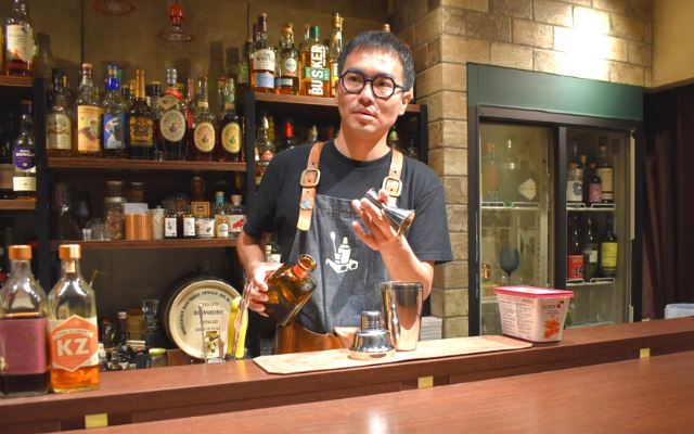 クラフトルーム バーテンダー 藤井さん