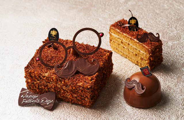 父の日のケーキもシェフカットで楽しく表現