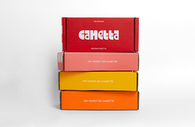 缶入りナチュラルワイン「カネッタ」専用箱入り4缶セット